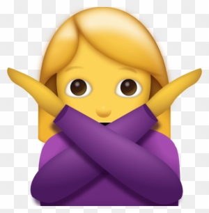 Girl Crossing Arms Emoji