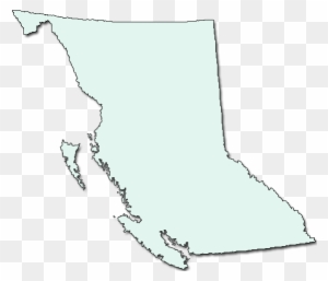 Ponderosa Pine Biogeoclimatic Zone - Blank Map Of British Columbia