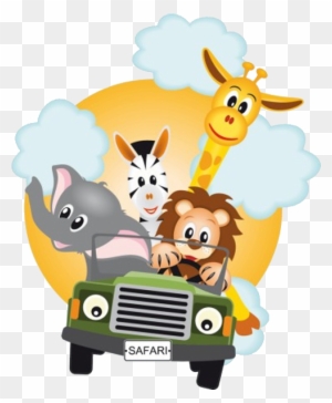 Safari Sticker Party - Safari Animals Clipart Png