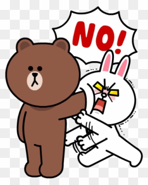 Brown & Cony Sweet Love - Line Friend Brown Sticker