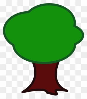 Tree With Big Trunk Clip Art