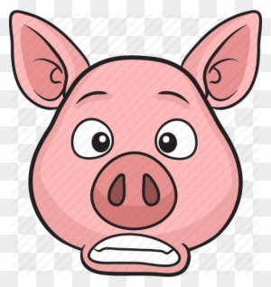 Animal, Cartoon, Cute, Emoji, Pig Icon Icon Search - Pig Face Cartoon