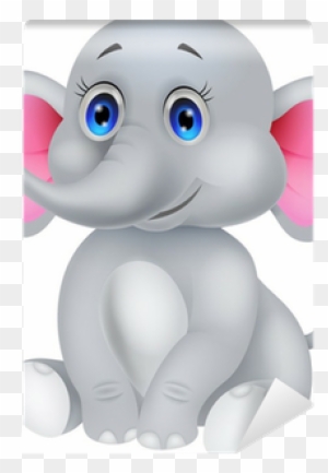 Fotomural Cute Dibujos Animados Bebé Elefante • Pixers® - Baby Elephant Cartoon