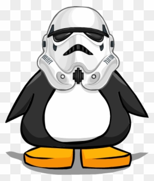Stroomtrooper Helmet In Player Card - Club Penguin Ninja Mask