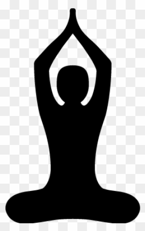 Buddhist Yoga Pose Vector - International Yoga Day Logo Png