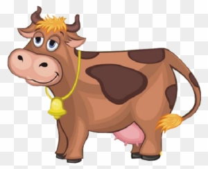 Cartoon Farm Animals Cow