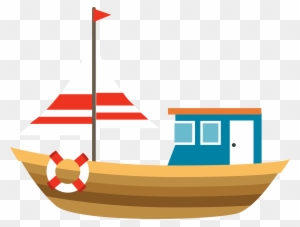 Sailing Ship Boat Illustration - Sailing Ship Cartoon