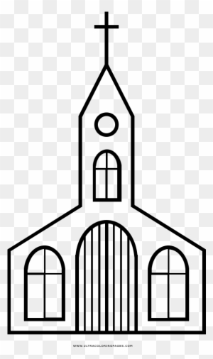 Iglesia Para Colorear - Free Transparent PNG Clipart Images Download