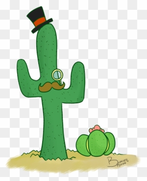 Fancy Cactus Gentle Men By Bleachedkitten Fancy Cactus - Anime - Free  Transparent PNG Clipart Images Download