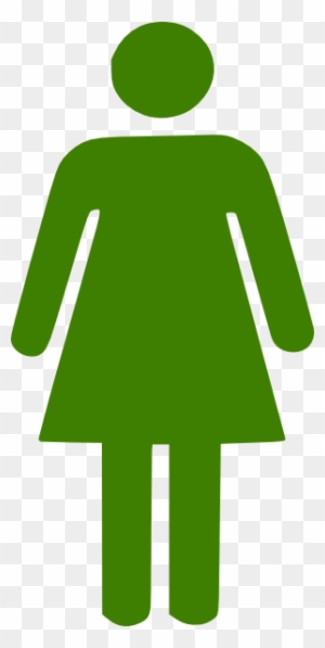 Green Woman Clip Art At Clker - Women Icon Png