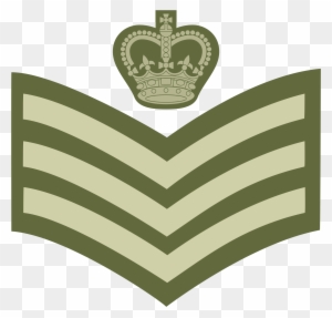 British Army Staff Sergeant Clipart - British Army Rank Insignia
