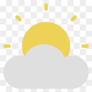 Weather Color Sun Cloud, Weather, Wind Icon - Weather