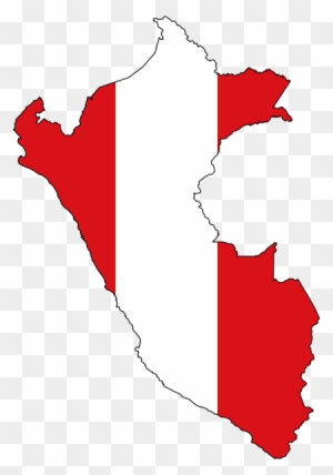 Alert Clip Art - Peru Flag Map
