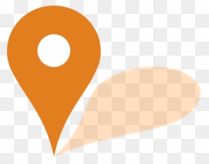 Orange Map Pin