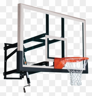 Wall Mount Wm54 Adjustable Basketball Hoop With 54 - Basketball Hoop And Backboard