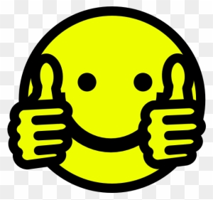thumbs up smiley face clip art