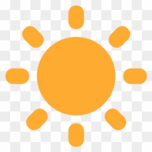 Sticker Style Weather Icon Png Download Free Vector,3d - Sun Twitter Emoji Png