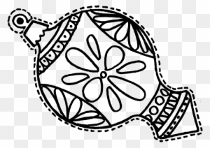 Christmas Decorations Coloring Pages Free - Christmas Ornament Coloring Page
