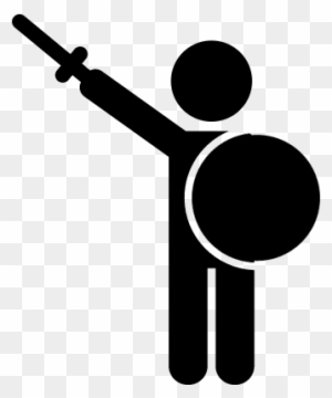 Man With Sword And Shield Vector Sword Shield Logo Png Free Transparent Png Clipart Images Download