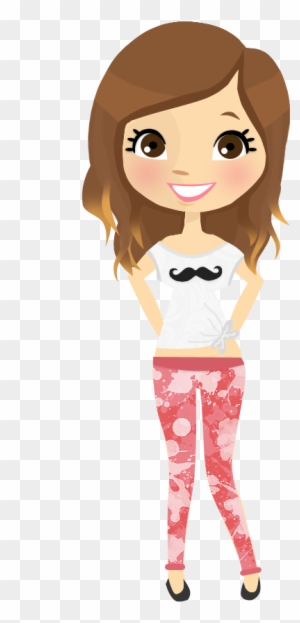 Animated Teen Girl Clipart