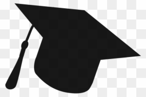 Graduation Hat Silhouette Red - Graduation Cap Royalty Free