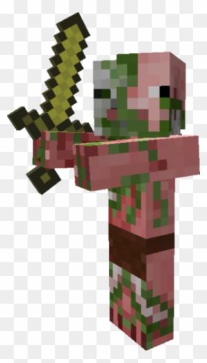 Minecraft Clipart Minecraft Zombie - Zombie Pigman In Minecraft