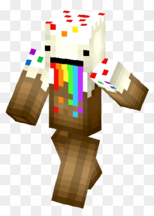 Rainbow Minecraft Derp Cake Skin 7055 Cool Minecraft Rainbow Skins Free Transparent Png Clipart Images Download