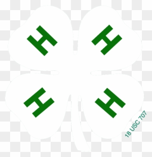 4-h Clover U0026middot Marketing Clipart - 4 H Logo White