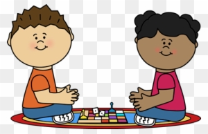 Playing Board Game Clip Art - Play Board Games Clipart