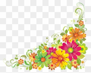 Horizontal Flower Border Clipart, Free Horizontal Flower - Flower Border Clipart