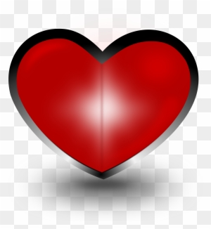 Heart Clipart - Coração Em 3d Png