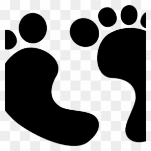 Baby Feet Clip Art Grey Ba Feet Clip Art At Clker Vector - Baby Shower Vectors Free Png