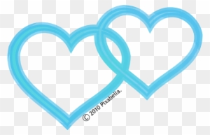 Interlocking Hearts Clipart - Linked Heart Clip Art