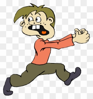 Scary Clipart Scared Guy - Cartoon Man Running Scared - Free Transparent PNG Clipart Images Download Scary Clipart Scared Guy - Cartoon Man Running Scared - Free Transparent PNG Clipart Images Download