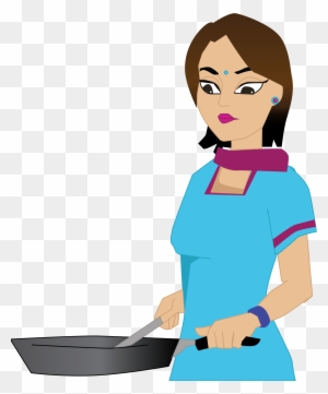 Free Woman Cooking Clipart Image - Cooking Food Clipart Transparent ...