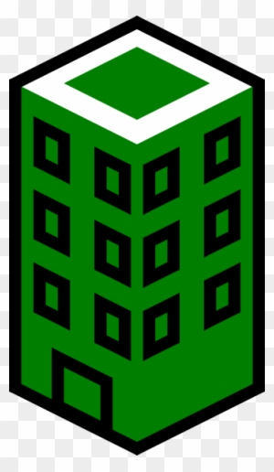 Green Building Clipart - Green Building Vector Png