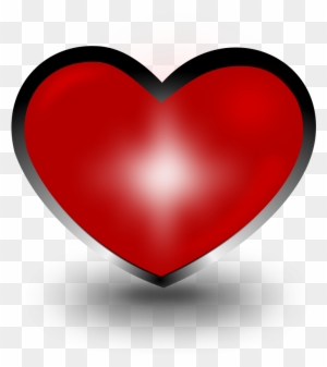 Heart Clipart - Coração Em 3d Png