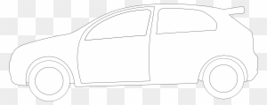 Shapes Clipart Car Pencil And In Color - Outline Of A Big Car
