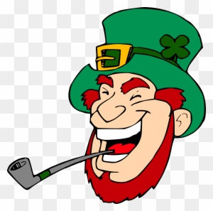 Laughing Leprechaun - St. Patrick's Day Shower Curtain