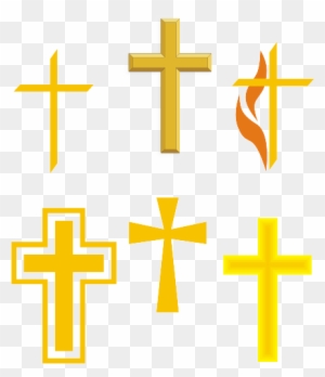 Yellow Cross Clipart Christianity Cliparts Free Download - Christianity Symbols Of The Church