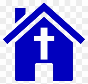 Church Clipart Online - Home Vector Png Blue