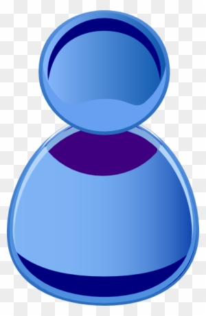 Blue Symbol Person Clip Art At Clker - People Symbol Clip Art