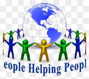 Free Clipart Helping Others - Mmm Together We Change The World
