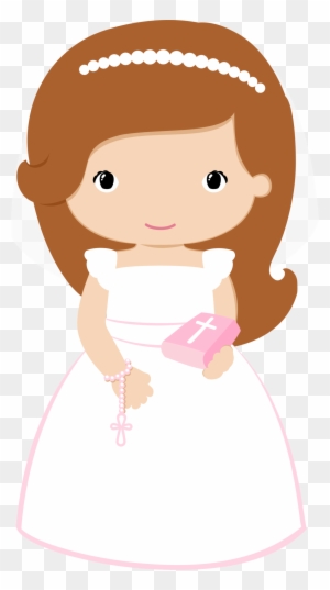 Pin By Monika K - First Communion Girl Clipart