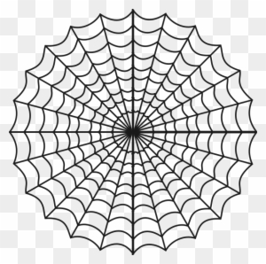 Spider Web Clipart Spiderman Web - Coloring Page Of Spider Web