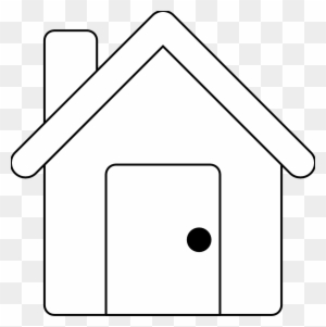 House Line Art Free Vector - Outlines Of A House