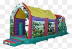 Bouncing Crazy Bouncy Castle Hire Plymouth And Across - Obstacle Course Bouncy Castle Hire London