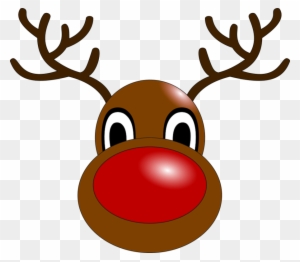 Rudolph High Res By Aristomedus - Pin The Nose On Rudolph Printable