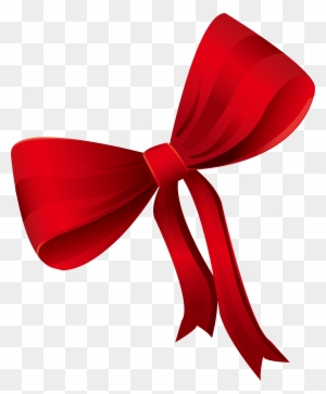 Butterfly Red Bow Tie Shoelace Knot - Red Christmas Ribbon
