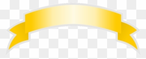 Ribbon Banner Curved Ribbon Arched Ribbon - Yellow Ribbon Banner Png